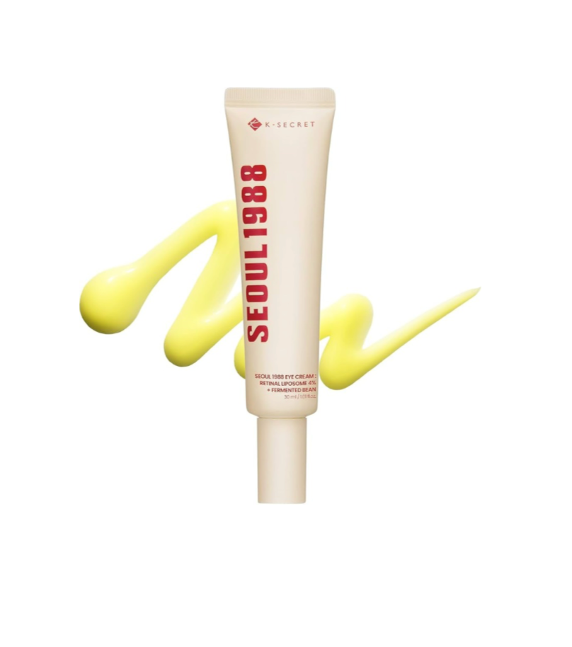 K-SECRET - SEOUL 1988 Eye Cream: Retinal Liposome 4% + Fermented Bean30 ML | Contorno de Ojos Antiedad