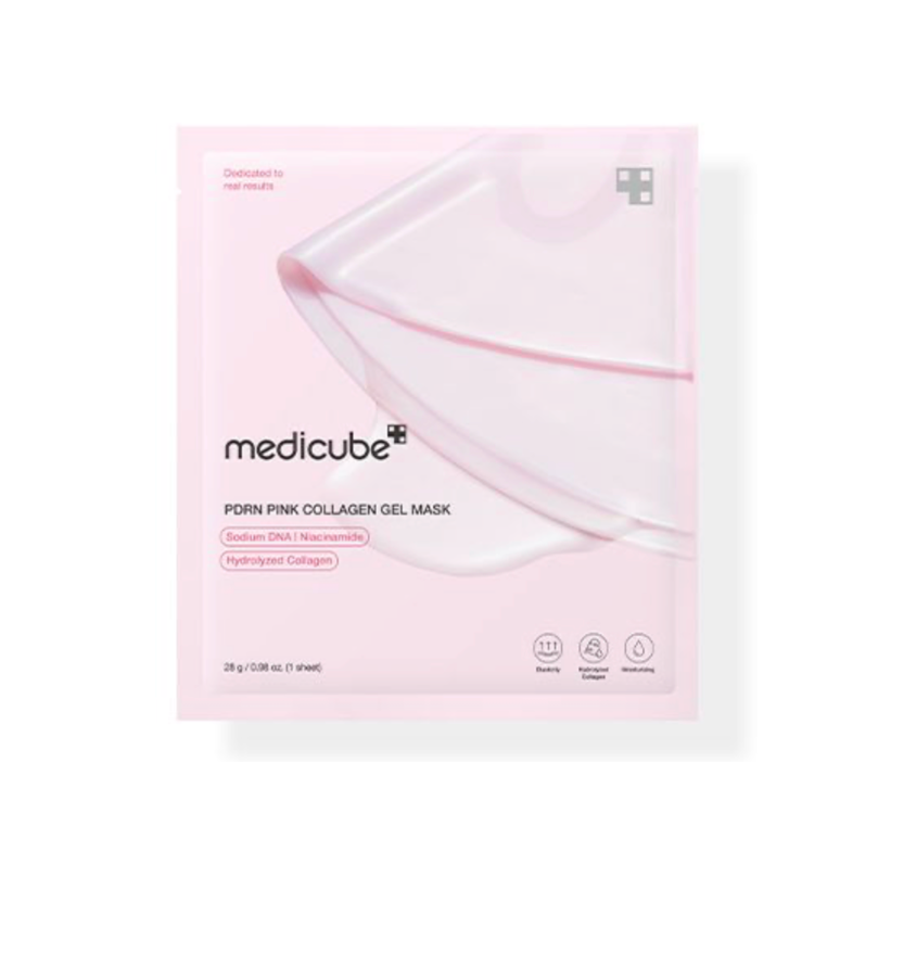 MEDICUBE - PDRN Pink Collagen Gel Mask 1 PC | Mascarilla Antiedad E Hidratante