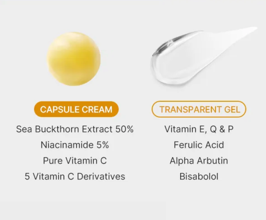 MEDICUBE - Deep Vita C Capsule Cream 55 GR | Crema Antiedad Aclaradora Con Capsulas De Vitamina C