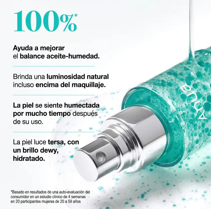 ANUA - PDRN Hyaluronic Acid Hydrating Capsule Mist 100ml | Bruma facial hidratante