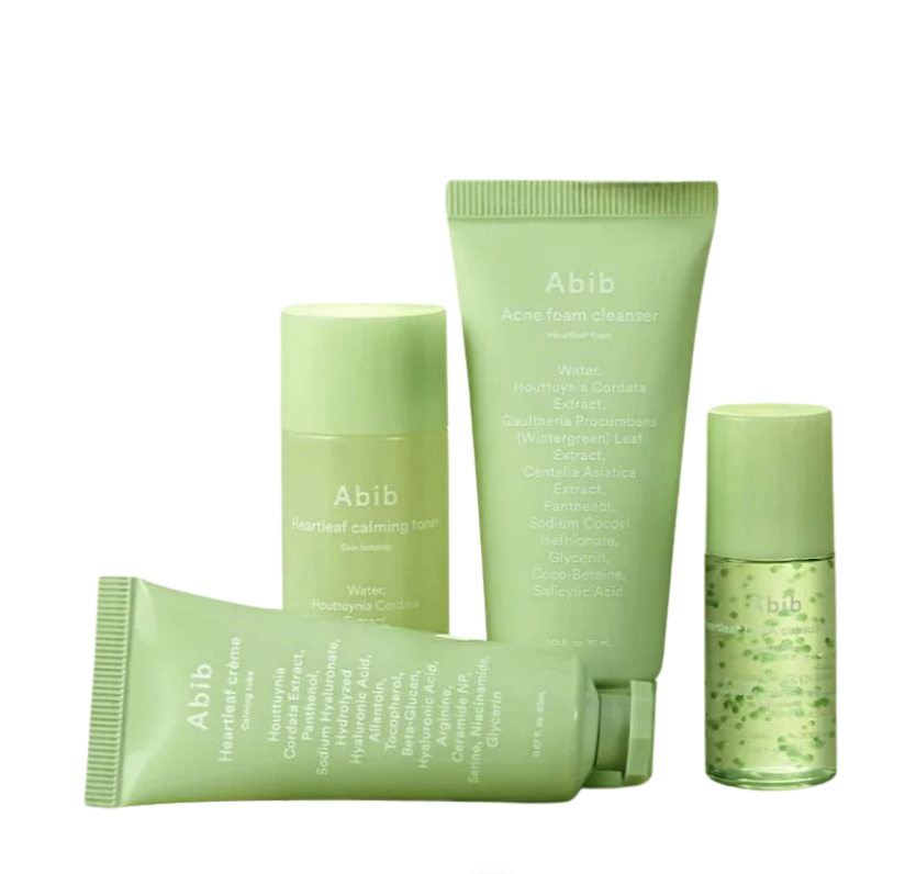 ABIB - Set de Prueba Heartleaf Calming Trial Kit | Set de viaje calmante