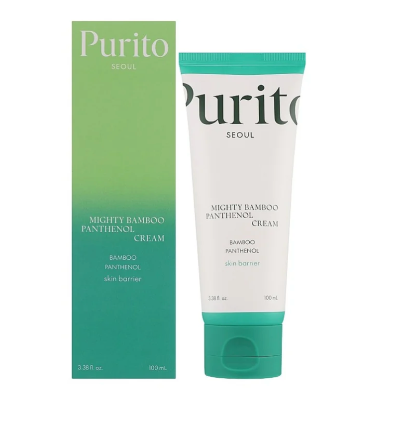 PURITO SEOUL - Mighty Bamboo Panthenol Cream 100 ML | Crema Hidratante Y Calmante