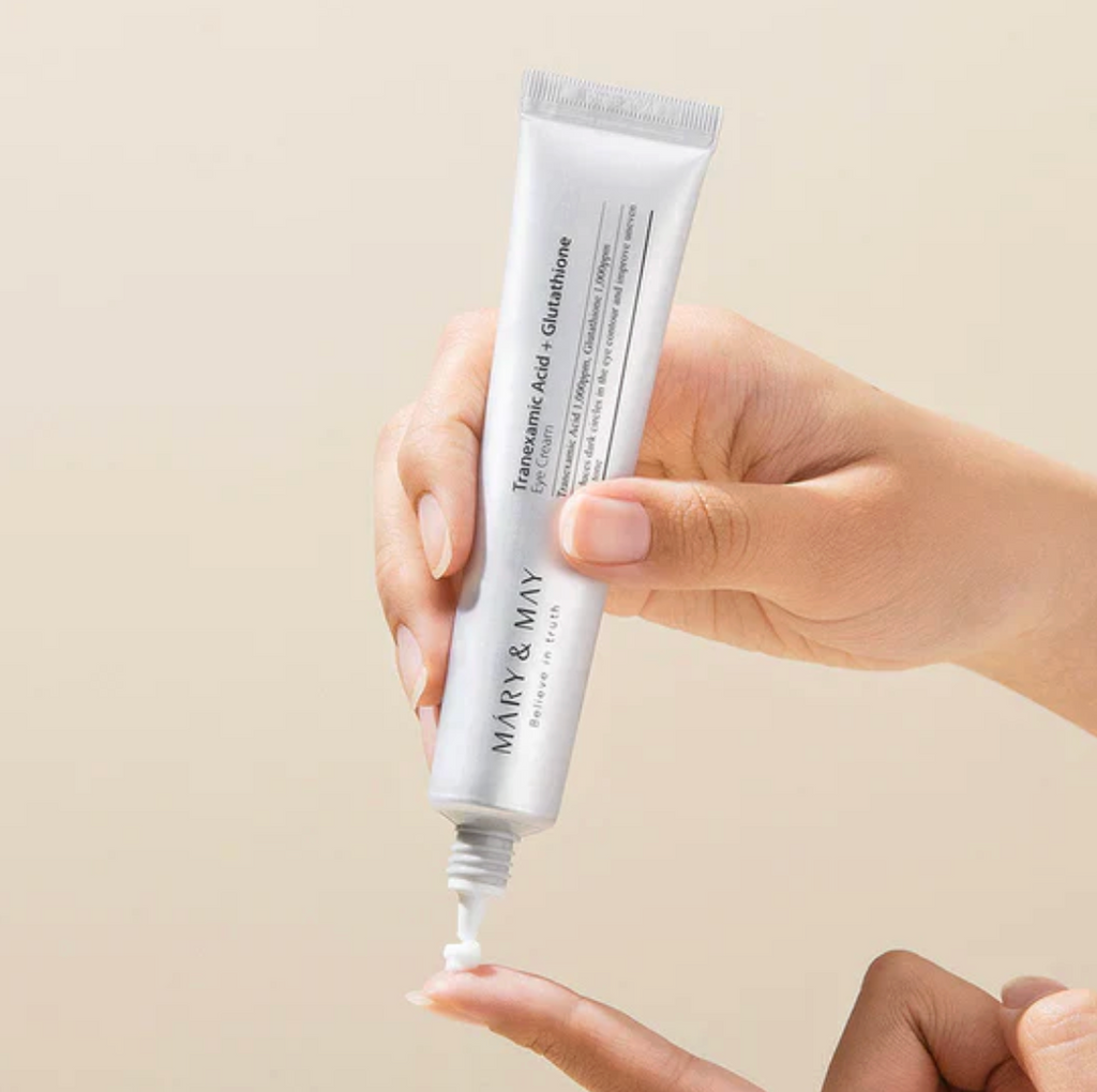 MARY & MAY - Tranexamic Acid + Glutathione Eye Cream 30 GR | Contorno De Ojos Despigmentante