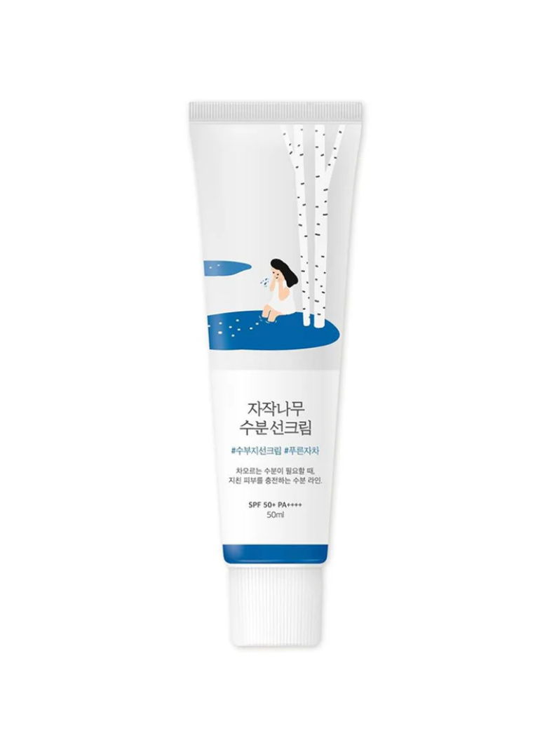 ROUND LAB - Birch Juice Moisturizing Sunscreen SPF 50+ PA++++50 ML | Protector Solar Despigmentante